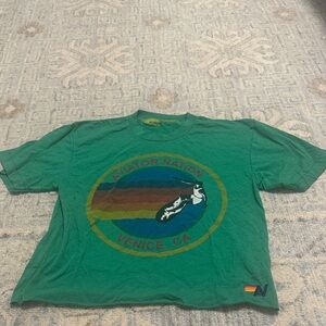 Aviator Nation Green Graphic Tee